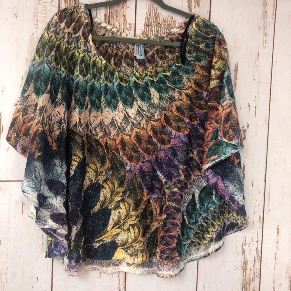 M. Fasis By California Blue, Dolman Blouse, 3X